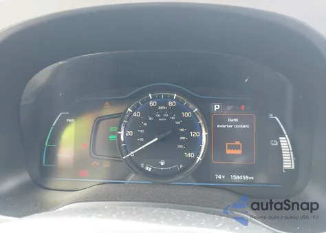 2017 Hyundai Ioniq Hybrid Blue z USA, uszkodzony, nr VIN KMHC65LC1HU048279